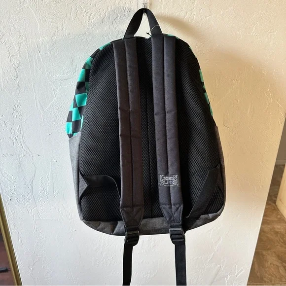 Bioworld Demon Slayer Tanjiro 17" Backpack Tech Sleeve Aniplex Bag